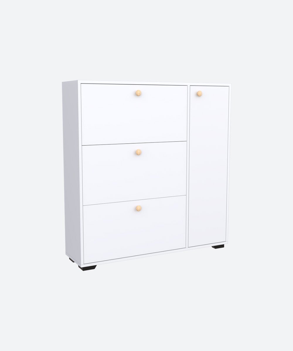 Placard de chaussures à 4 Portes – Image 3