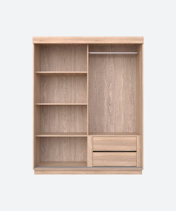 Armoire coulissante à deux vantaux