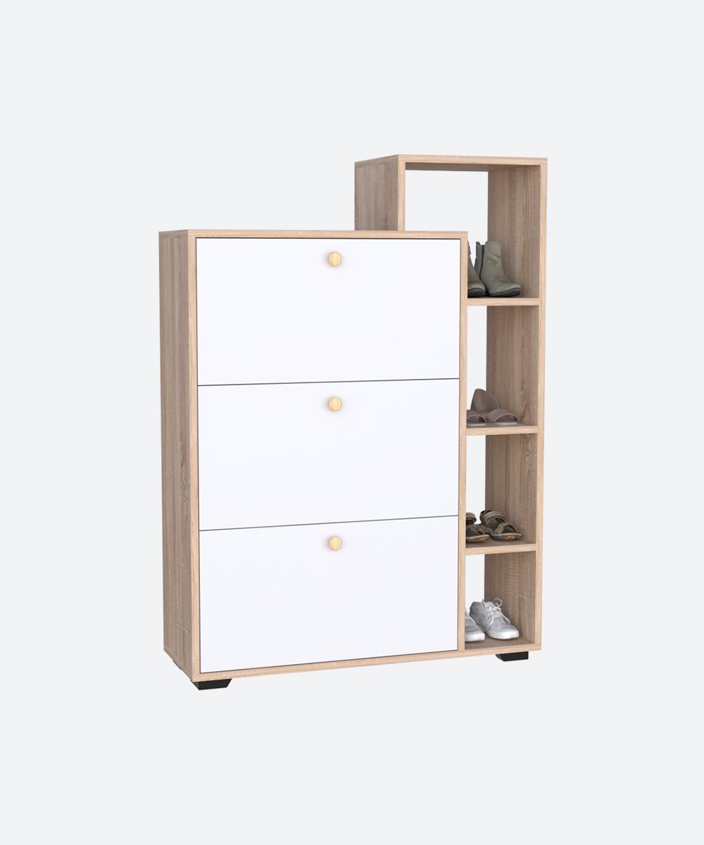 Placard chaussures, étagères latérales – Image 3